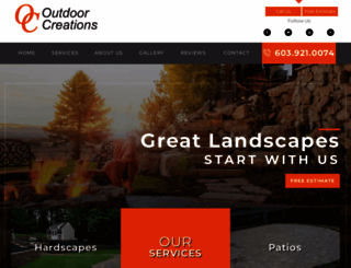 outdoorcreationsnh.com screenshot