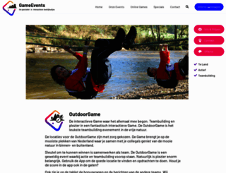 outdoorgame.nl screenshot