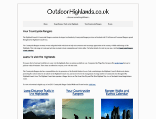 outdoorhighlands.co.uk screenshot
