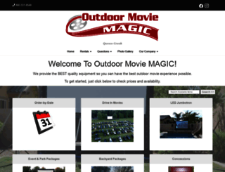 outdoormoviemagic.com screenshot
