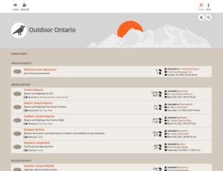 outdoorontario.net screenshot