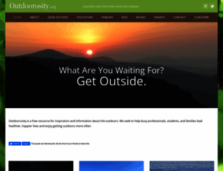 outdoorosity.org screenshot