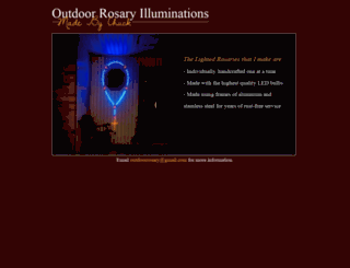 outdoorrosaryilluminations.com screenshot