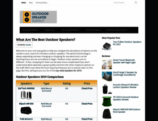 outdoorspeakersupply.com screenshot