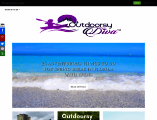 outdoorsydiva.com screenshot