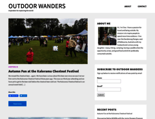 outdoorwanders.com screenshot