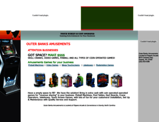 outerbanksamusements.com screenshot