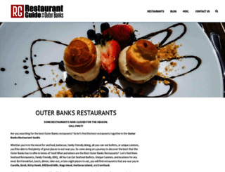 outerbanksrestaurantguide.com screenshot