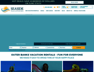 outerbanksvacations.com screenshot