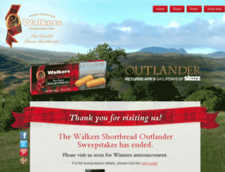 outlander.walkersshortbread.com screenshot
