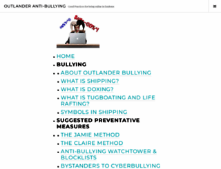 outlanderbullying.wordpress.com screenshot