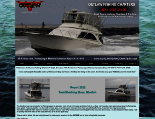 outlawfishingcharters.com screenshot