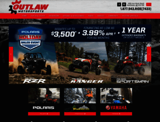 outlawmotorsports.ca screenshot