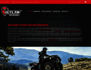 outlawmotorsports.com screenshot
