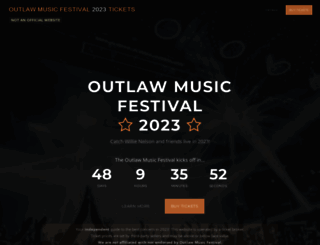 outlawmusicfestival2021.com screenshot