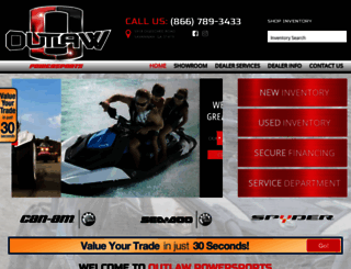 outlawpowersports.net screenshot