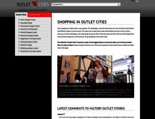 outlet-cities.com screenshot