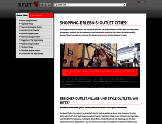 outlet-cities.de screenshot