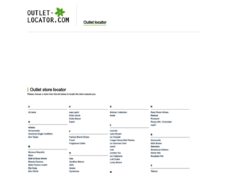 outlet-locator.com screenshot