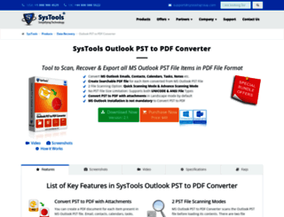 outlook-emails-to-pdf.systoolsgroup.com screenshot