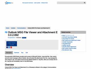 outlook-msg-file-viewer-and-attachment-e.updatestar.com screenshot
