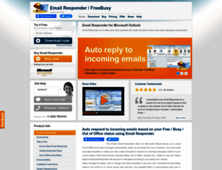outlook.e-mailresponder.com screenshot