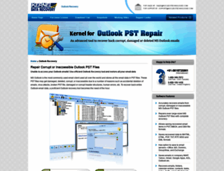 outlook.freedatarecoverysoftware.org screenshot