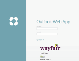 outlook.wayfair.com screenshot