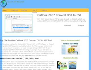 outlook2007.convertosttopst.info screenshot