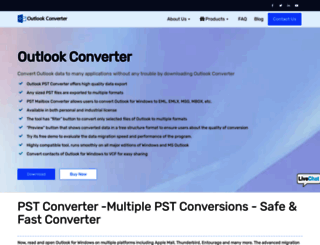 outlookconverter.net screenshot