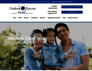 outlookeyecare.com screenshot