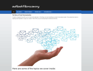 outlookfilerecovery.org screenshot