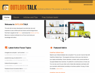 outlooktalk.com screenshot