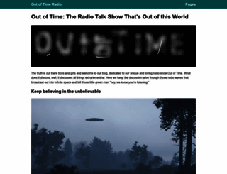 outoftimeradio.org screenshot