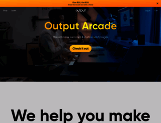 output.com screenshot