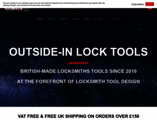 outsideinlocktools.co.uk screenshot