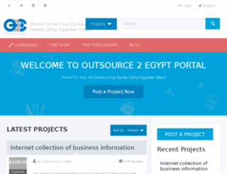 outsource2egypt.com screenshot