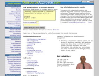 outsourceapproach.com screenshot