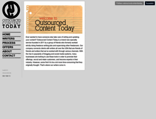 outsourcedcontenttoday.com screenshot