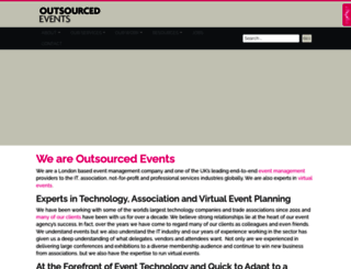 outsourcedevents.com screenshot