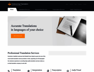 outsourcingtranslation.com screenshot