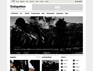 outspoken.wpshower.com screenshot