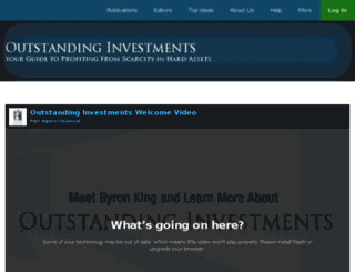 outstandinginvestments.agorafinancial.com screenshot