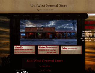 outwestgeneralstore.com screenshot