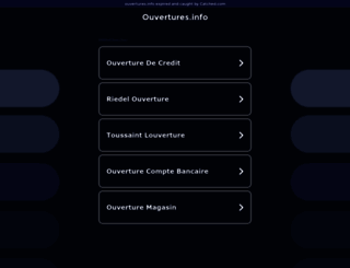 ouvertures.info screenshot