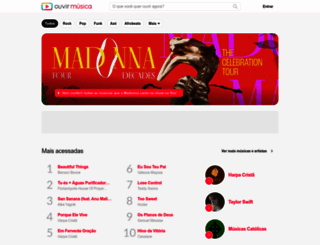 ouvirmusica.com.br screenshot