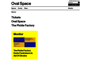 ovalspace.co.uk screenshot