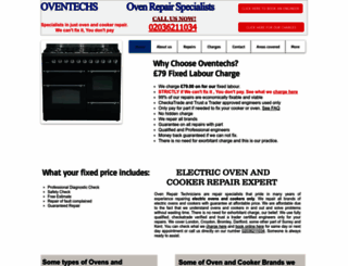 oventechs.co.uk screenshot