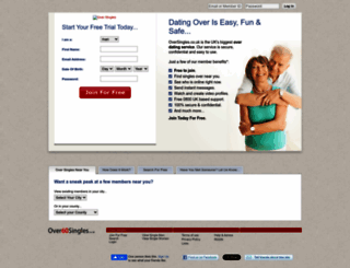 over60singles.co.uk screenshot