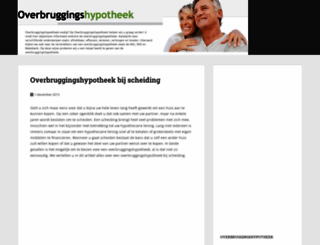 overbruggingshypotheek.net screenshot
